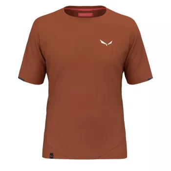 T-shirt Salewa Pedroc Dry Hybrid S - Bombay Brown