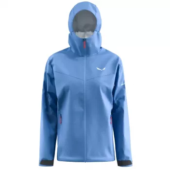 Veste Puez Aqua 4 PTX 2.5L Salewa pour femme, Morning Blue, XS