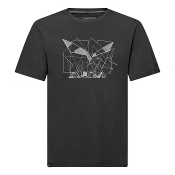 T-shirt SALEWA Eagle Geo Black Out (M)