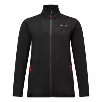 Sweat à capuche zippé SALEWA Puez Cammino femme Black Out taille 36 (S)