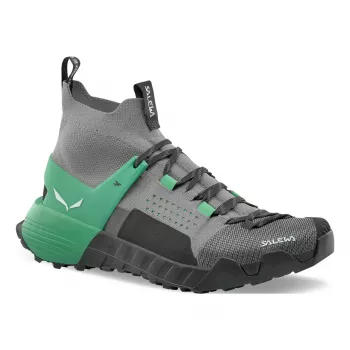 Chaussures d'approche femme SALEWA Wildfire NXT Knit - Alloy/Irish Green - UK 5,5 (EU 38,5)