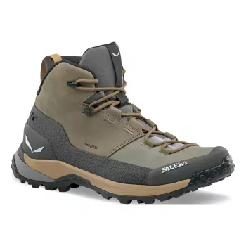Chaussures de randonnée SALEWA Puez Leather Mid PTX - Bungee Cord / Onyx - EU 44