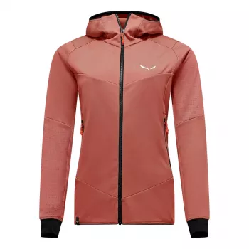 Veste Sella Crevasse HD Salewa femme - Desert Pink - L
