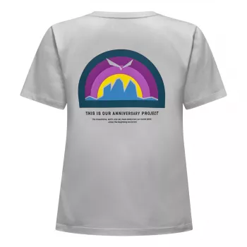 T-shirt Eagle Anniversary Salewa, Optical White, taille XS femme