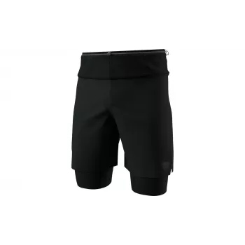 Short 2 en 1 SALEWA Dynafit Ultra - Black Out - XL