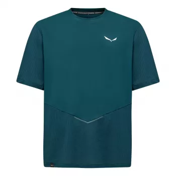 T-shirt Salewa Pedroc Dry Hyb Pond Blue M
