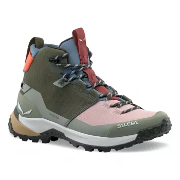 Salewa Puez 2 Mid PTX chaussures de randonnée femme - Dark Olive/Shadow - UK 6 (EU 39)
