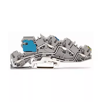 WAGO 2005-7641 TOPJOB S borne de passage, 6 mm², gris, 800 V, 41 A