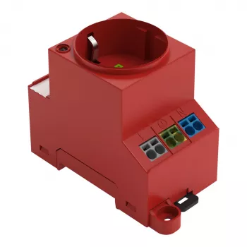 Prise de tableau électrique WAGO 709-583 rouge 1 pièce