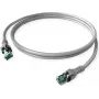 Câble patch EasyLan DualBoot PushPull Cat.6a S/FTP 10m - gris