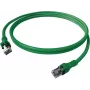 Câble patch EasyLan DualBoot Push Cat.6A S/FTP vert 7,5m