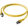 Câble patch EasyLan saCon DualBoot S/FTP jaune 3,00 m Cat.6A