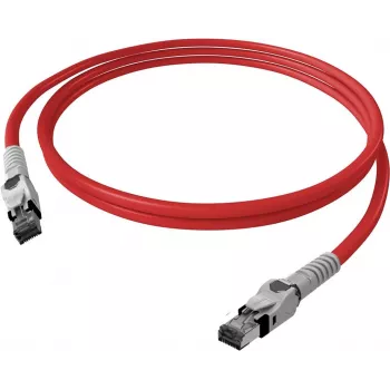Câble patch EasyLan VarioBoot Cat.6A S/FTP rouge 2,0 m
