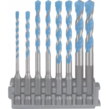 Coffret de forets multi-usage BOSCH EXPERT HEX-9 Multi Construction 8 pièces (2608901455)