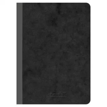 Carnet BRUNNEN FACT!plus A6 quadrillé 96 feuilles noir 104367290