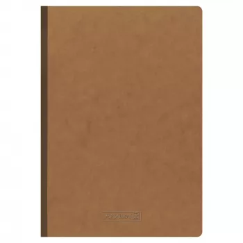 Carnet BRUNNEN FACT!plus A4 quadrillé 96 feuilles marron 104347270