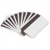 Carte PVC vierge ARTDEV - 30mil 0,76 mm avec piste magnétique Hi-Co non programmée - blanche