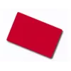Carte PVC vierge rouge ARTDEV - 30mil 0,76 mm - CR80 - à l'unité