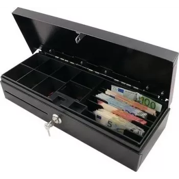 Caisse à monnaie ARTDEV ARTD ACF460B avec couvercle à ressort anthracite