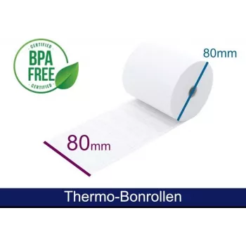 Rouleau thermique ARTDEV - 80x80x12 B/D max./K avec texte de restauration 80 m 48 g