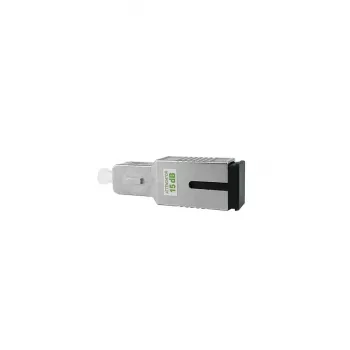 Atténuateur fibre optique monomode SC/APC simplex BlueOptics 15 dB