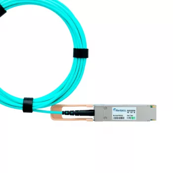 BlueOptics Câble optique actif QSFP+ 40G 50 m compatible avec Ruckus 40G-QSFP-QSFP-AOC-5001