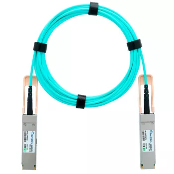 Câble optique actif BlueOptics AOC QSFP28 BO282803L30M compatible Ruckus 100G-QSFP-QSFP-AOC-3001
