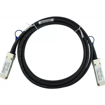 Câble cuivre twinax passif DAC QSFP28 BlueLAN compatible BlueOptics Lenovo 00MP524, 100GBASE-CR4, Infiniband EDR, 30AWG, 1 mètre (00MP524-BL)