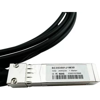 Câble à attache directe passif BlueOptics compatible Lenovo A51N BlueLAN 10GBASE-CR SFP+, 2 mètres, AWG30