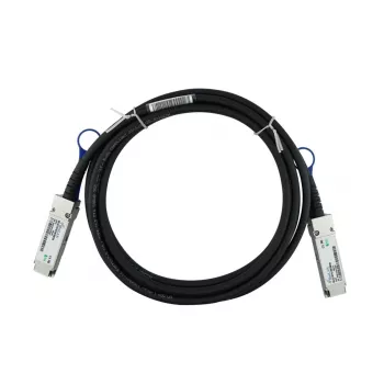 BlueLAN Câble d'attache directe QSFP56 BL070701W1M30, 200GBASE-CR4, 30AWG, 1 mètre, compatible avec NVIDIA 980-9I54C-00V001