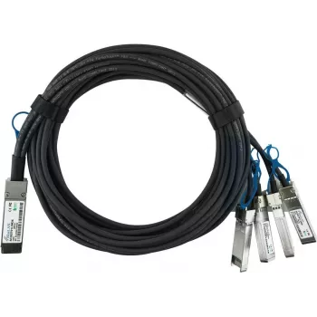 BlueOptics Câble de dérivation d'attache directe QSFP28 100GBASE-CR4 vers 4x25GBASE-CR SFP28 NVIDIA 980-9I48J-00C005 BlueLAN SC282701L5M26 passif, 5 mètres
