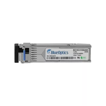 Émetteur-récepteur BiDi SFP BlueOptics SFP-BX1310-E compatible BO15C3155620D, 1,25 Gbit/s, 20 km, LC SMF