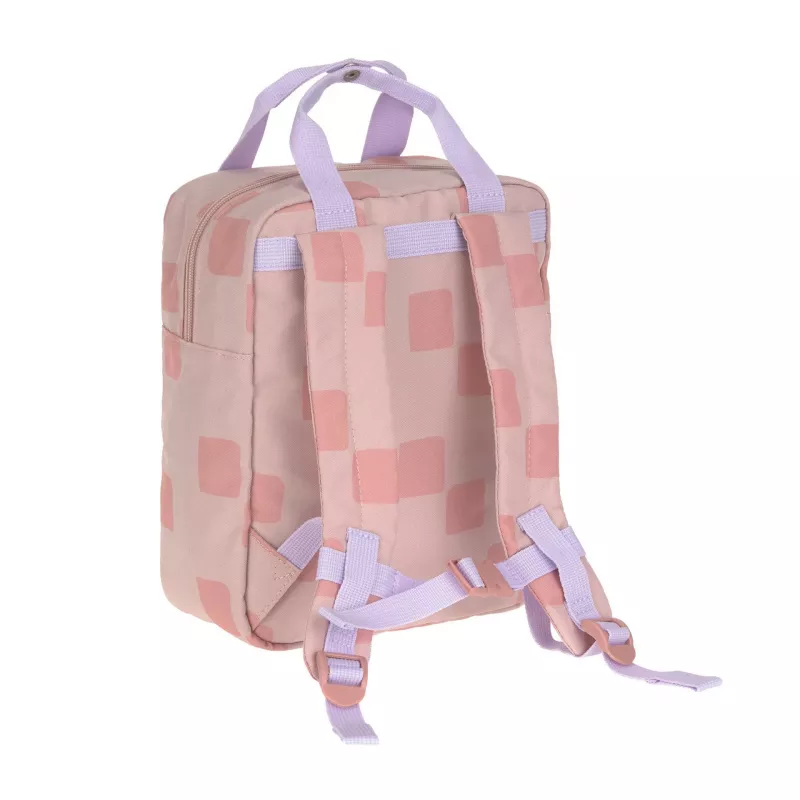 Mini sac à dos Lassig Square Pattern Party Rose