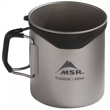 MSR Titan Cup 450 ml - gobelet de camping ultraléger en titane