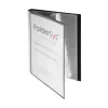 Porte-vues Foldersys A4 noir 40 pochettes