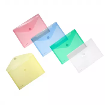 Pochette document FolderSys DIN A5 paysage assorties 10 pièces/pack