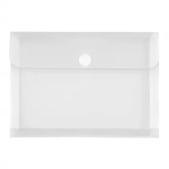 Pochette à documents FolderSys 40114-04 DIN A5 paysage avec soufflet extensible transparente