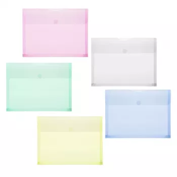 Pochette à documents FolderSys 40105-94 DIN A4 couleurs assorties lot de 10