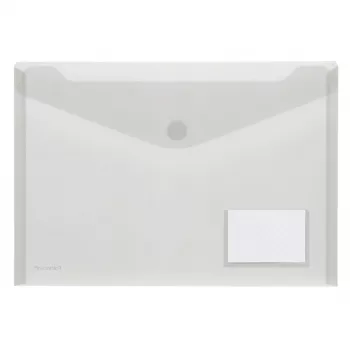 Pochettes à documents FolderSys transparentes lisses A4, lot de 10