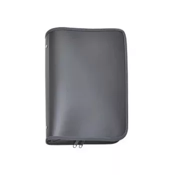 FolderSys pochette à documents à fermeture éclair A4 transparent