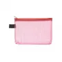 Pochettes à fermeture éclair FolderSys A6 rouges, lot de 10