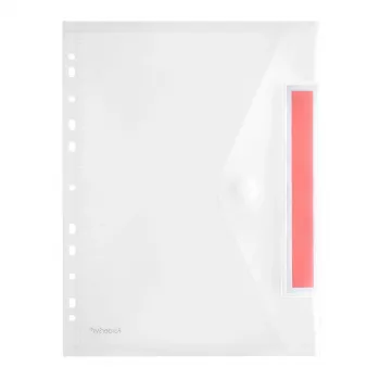 FolderSys pochette à documents A4 transparent lot de 10
