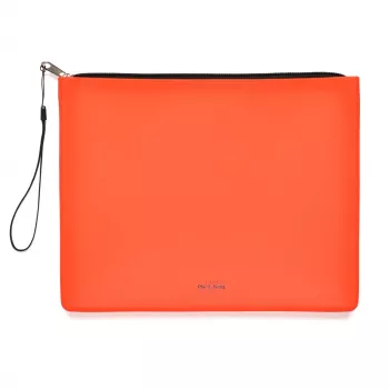 Pochette à fermeture éclair en silicone FolderSys PHAT BAG A5, rouge (40484-80)