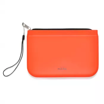 Pochette à fermeture éclair en silicone FolderSys PHAT BAG A6, rouge (40486-80)