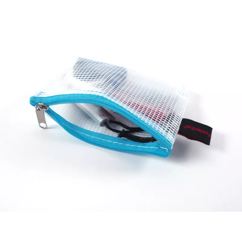 Pochette à fermeture éclair FolderSys A7 transparente
