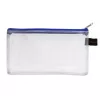 Pochette à fermeture éclair FolderSys DIN long transparente
