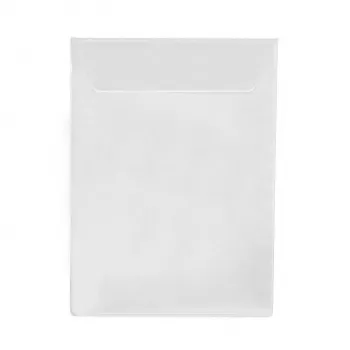 Pochettes autocollantes Foldersys lisses transparentes, lot de 10