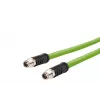 METZ CONNECT câble M12-M12 8 broches codage X torsion 5 m