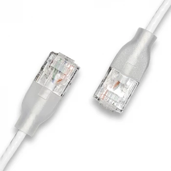 WANTEC câble patch UTP CAT6a eGlow 1,5m blanc (7405)