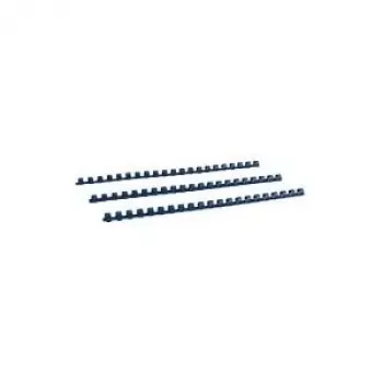 LMG reliure à peigne plastique 12 mm bleue (BRP120-BL) - 100 pièces